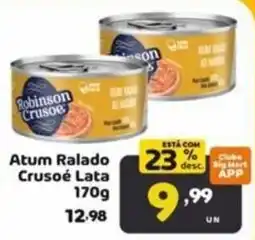 Bigmart Atum Ralado Crusoe Lata oferta