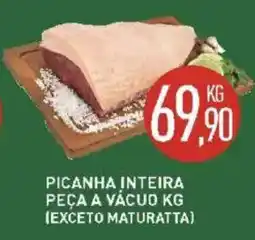 Calvo Atacadista Picanha inteira peça a vácuo oferta