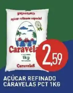 Calvo Atacadista açúcar refinado caravelas pct oferta