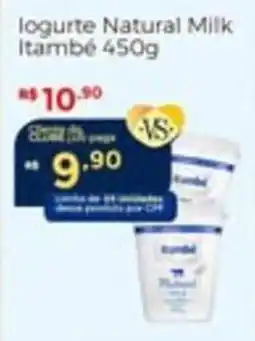 Villarreal Supermercados logurte natural milk itambé oferta