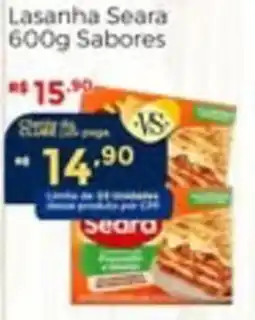 Villarreal Supermercados Lasanha seara sabores oferta