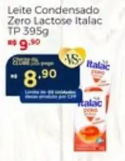 Villarreal Supermercados Leite Condensado Zero Lactose Italac oferta