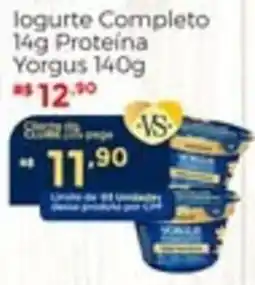 Villarreal Supermercados Iogurte Completo 14g Proteína Yorgus 140g oferta