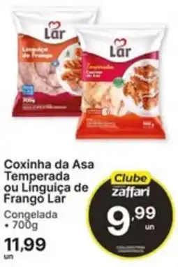 Comercial Zaffari Coxinha da Asa Temperada ou Linguiça de Frango Lar oferta