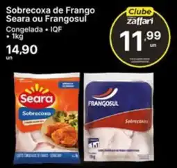 Comercial Zaffari Sobrecoxa de Frango Seara ou Frangosul oferta