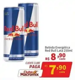 Macromix Atacado Bebida energética red bull lata oferta