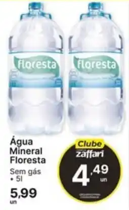 Comercial Zaffari Água Mineral Floresta Sem gás oferta