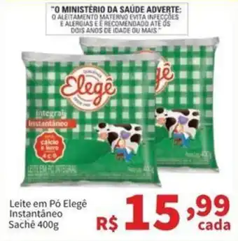 Leite em Pó Elegê Instantâneo
