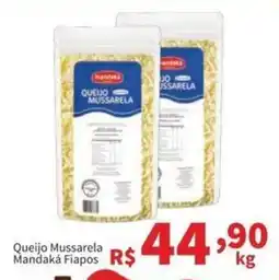 Macromix Atacado Queijo Mussarela Mandaká Fiapos oferta