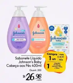 Giassi Supermercados Sabonete Líquido Johnson's Baby Cabeça aos Pés oferta