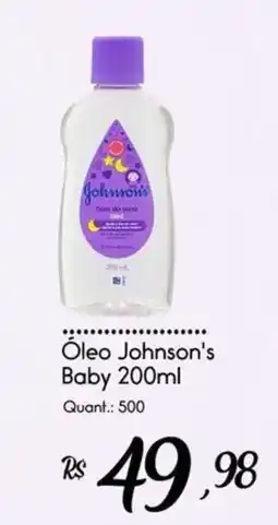 Giassi Supermercados Óleo johnson's baby oferta