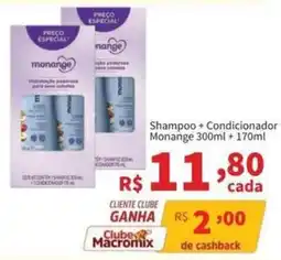 Macromix Atacado Shampoo + Condicionador Monange oferta