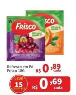 Macromix Atacado Refresco em Pó Frisco 18G oferta