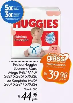 Giassi Supermercados Fralda huggies supreme care oferta