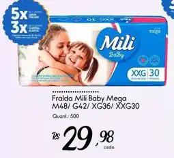 Giassi Supermercados Fralda mili baby mega oferta