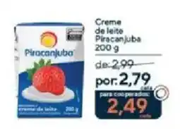 Coop Creme de leite Piracanjuba oferta