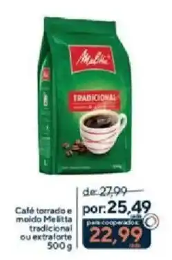 Coop Café torrado e moído Melitta tradicional ou extraforte oferta