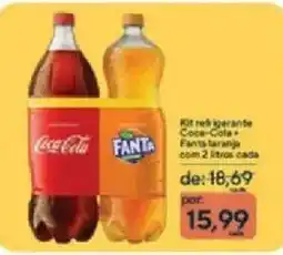 Coop Kit refrigerante Coca-Cola + Fanta laranja oferta