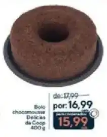 Coop Bolo chocamousse Delicias da Coop oferta