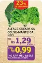 Assaí Atacadista De - alface-crespa ou couve-manteiga oferta