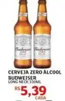 Assaí Atacadista Budweiser - cerveja zero alcool oferta