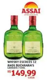 Assaí Atacadista Buchanan´s - whisky 12 anos oferta