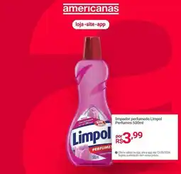 Lojas Americanas Limpol - limpador perfumado oferta