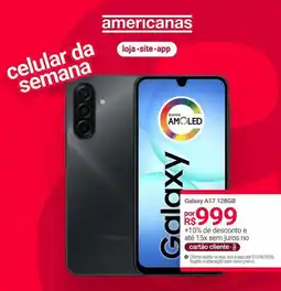 Lojas Americanas Samsung - galaxy a17 128gb oferta