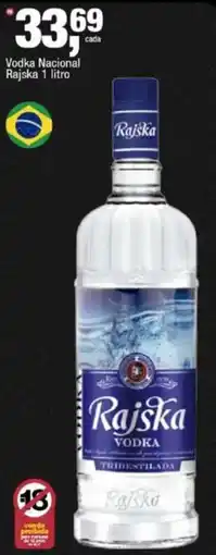 Frangolândia Vodka nacional rajiska 1 litro oferta