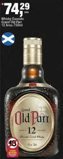 Frangolândia Whisky Escocês Grand Old Parr 12 Anos oferta