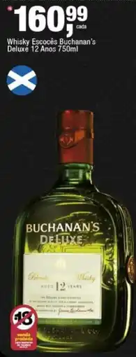 Frangolândia Whisky Escocês Buchanan's Deluxe 12 Anos oferta