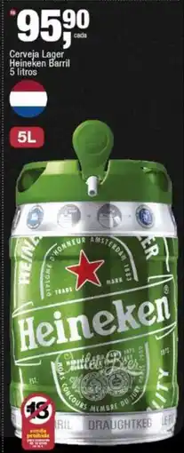 Frangolândia Cerveja Lager Heineken Barril oferta