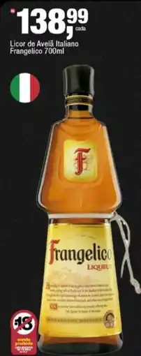 Frangolândia Licor de Avelã Italiano Frangelico oferta