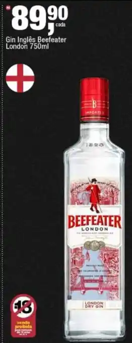 Frangolândia Gin Inglês Beefeater London oferta
