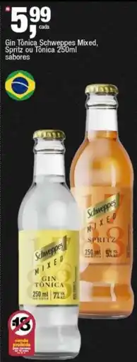 Frangolândia Gin Tônica Schweppes Mixed, Spritz ou Tônica oferta
