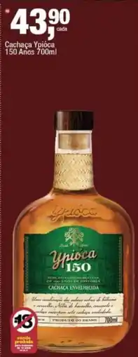 Frangolândia Cachaça Ypióca 150 Anos oferta