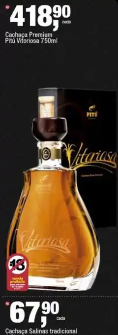 Frangolândia Cachaça Salinas tradicional oferta