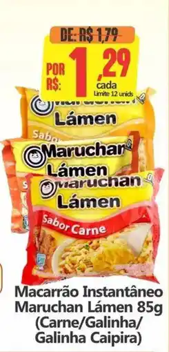Big Supermercados Macarrão instantâneo maruchan lámen oferta