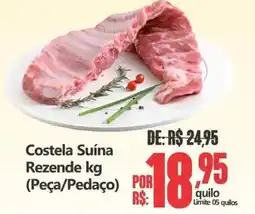 Big Supermercados Costela Suína Rezende kg oferta