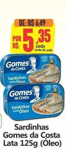 Big Supermercados Sardinhas Gomes da Costa oferta