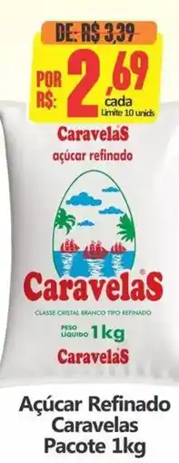 Big Supermercados Açúcar Refinado Caravelas oferta