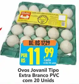 Big Supermercados Ovos Jovanil Tipo Extra Branco PVC oferta