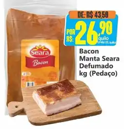 Big Supermercados Bacon Manta Seara Defumado oferta