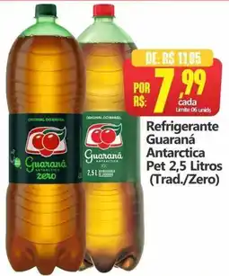 Big Supermercados Refrigerante Guaraná Antarctica Pet 2,5 Litros (Trad./Zero) oferta