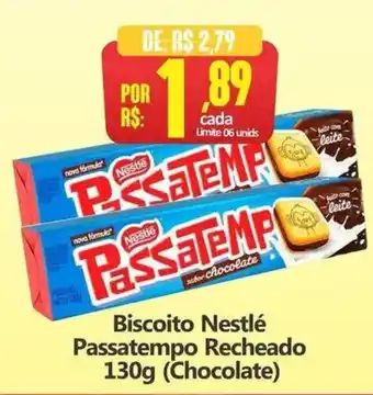 Biscoito Nestlé Passatempo Recheado