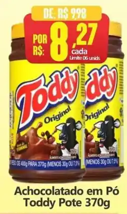 Big Supermercados Achocolatado em Pó Toddy Pote oferta