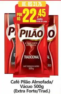 Big Supermercados Café pilão almofada/vácuo oferta