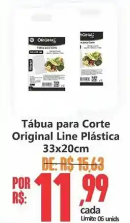 Big Supermercados Tábua para Corte Original Line Plástica oferta