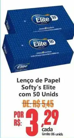 Big Supermercados Lenço de Papel Softy's Elite oferta