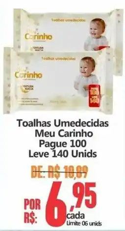 Big Supermercados Toalhas umedecidas meu carinho oferta